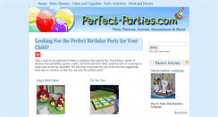 Desktop Screenshot of perfect-parties.com